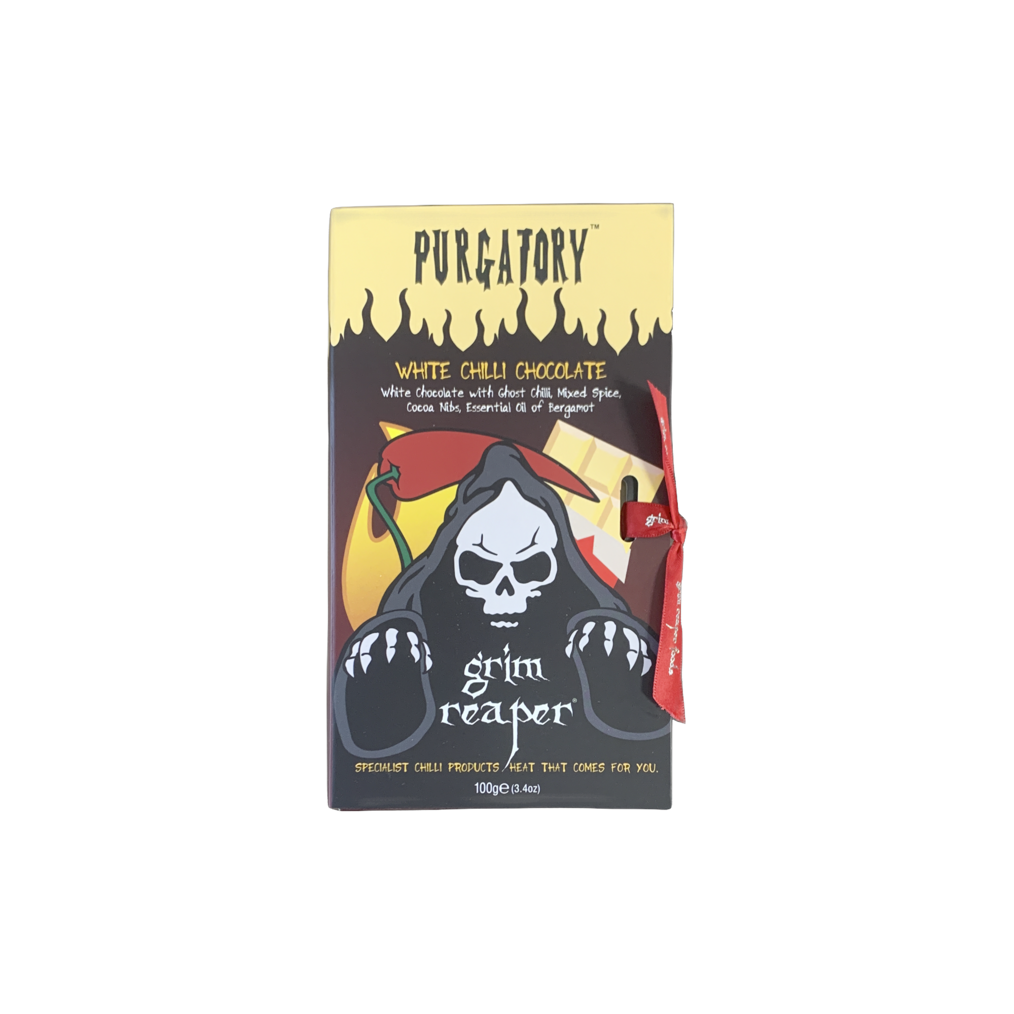 Grim Reaper - Purgatory - White Chilli Chocolate