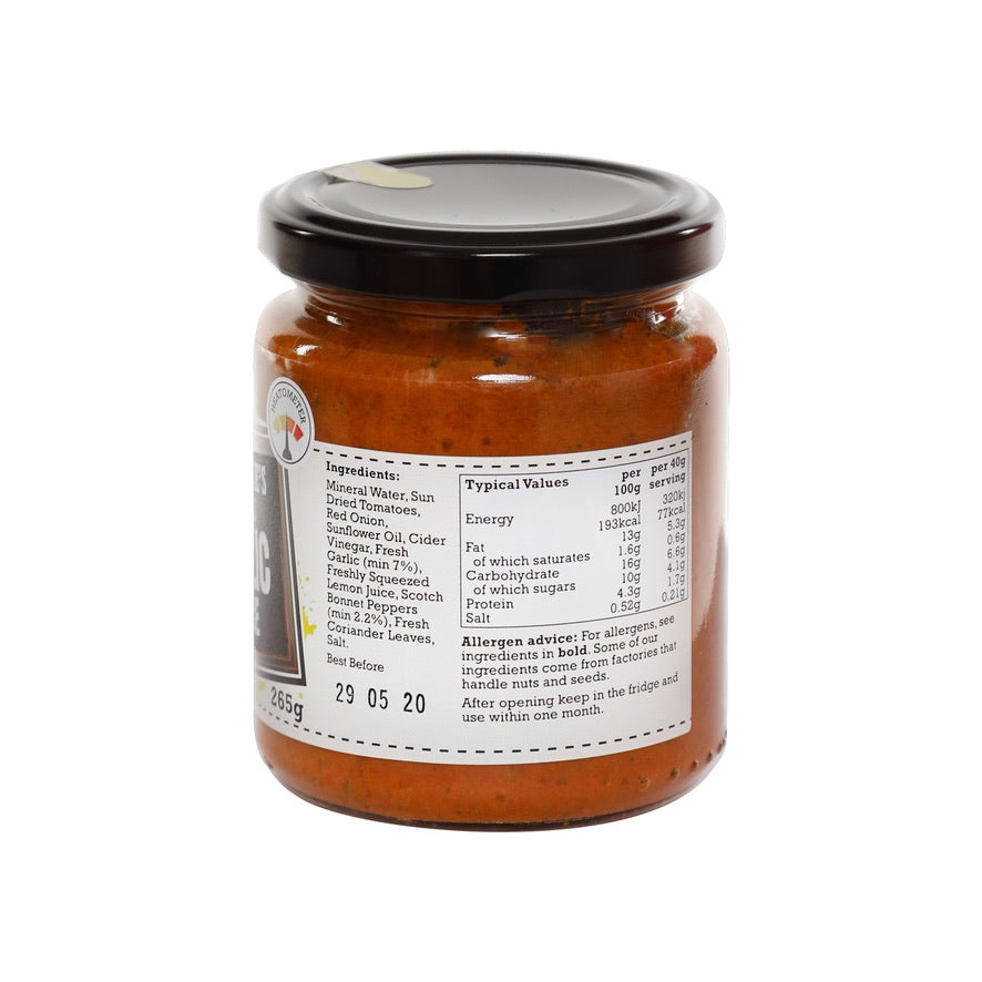 Salsa de ajo tropical para cocinar del Chef Bernies