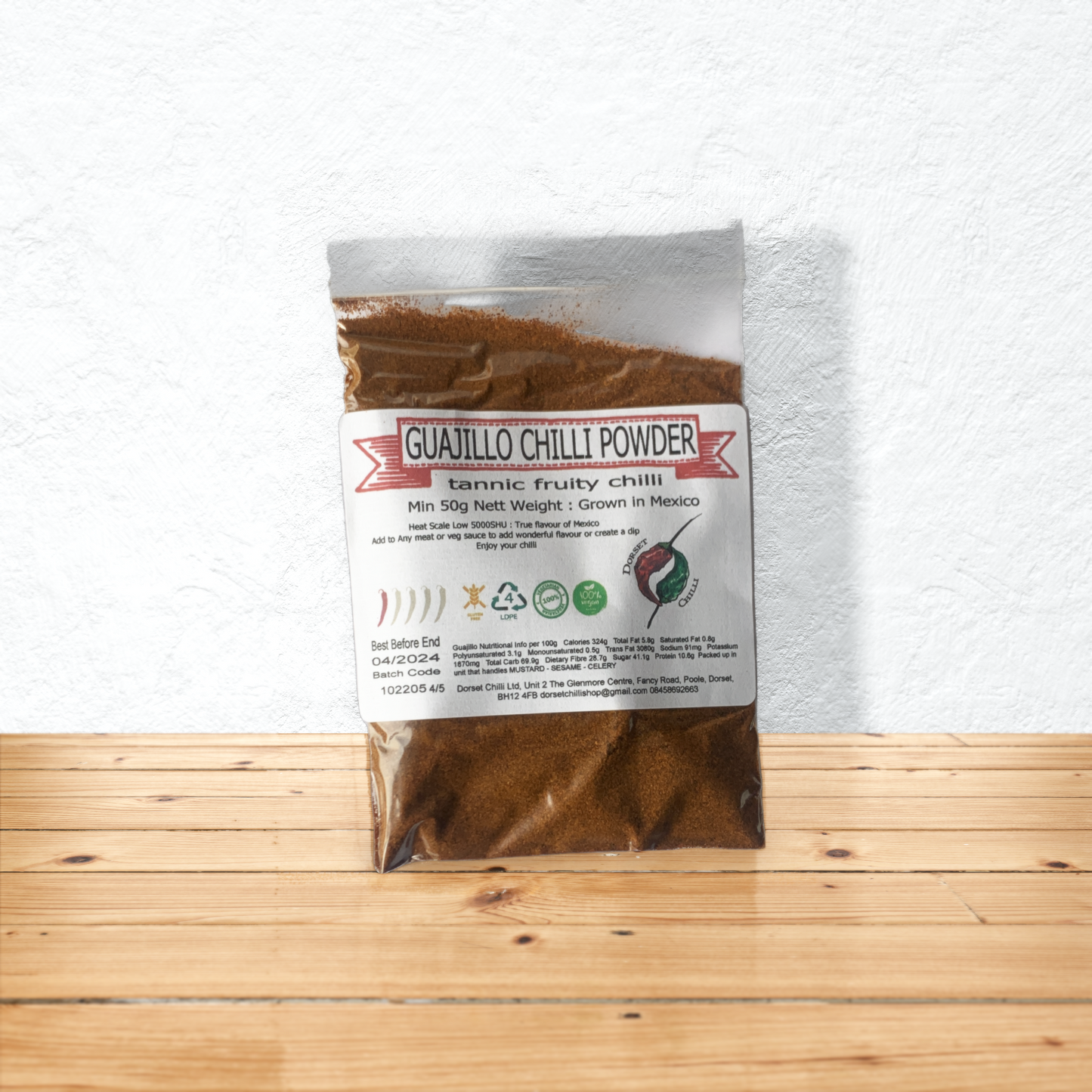 Dorset Chilli - Guajillo Chilli Powder