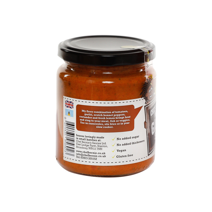 Salsa de ajo tropical para cocinar del Chef Bernies