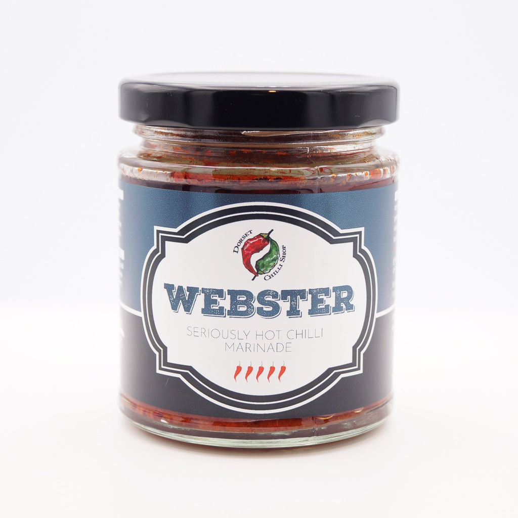 Adobo de chile Dorset - Webster - Scotch Bonnet y alitas de pollo Naga