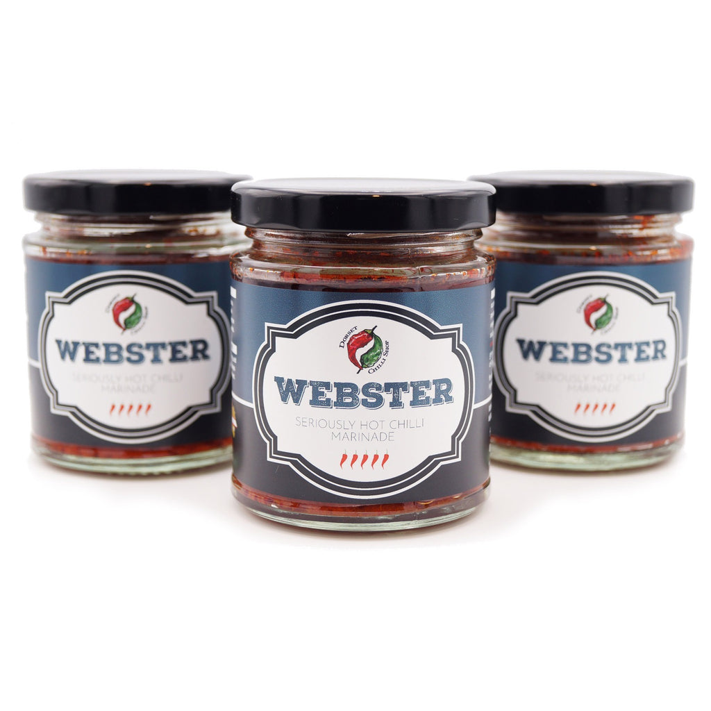 Adobo de chile Dorset - Webster - Scotch Bonnet y alitas de pollo Naga