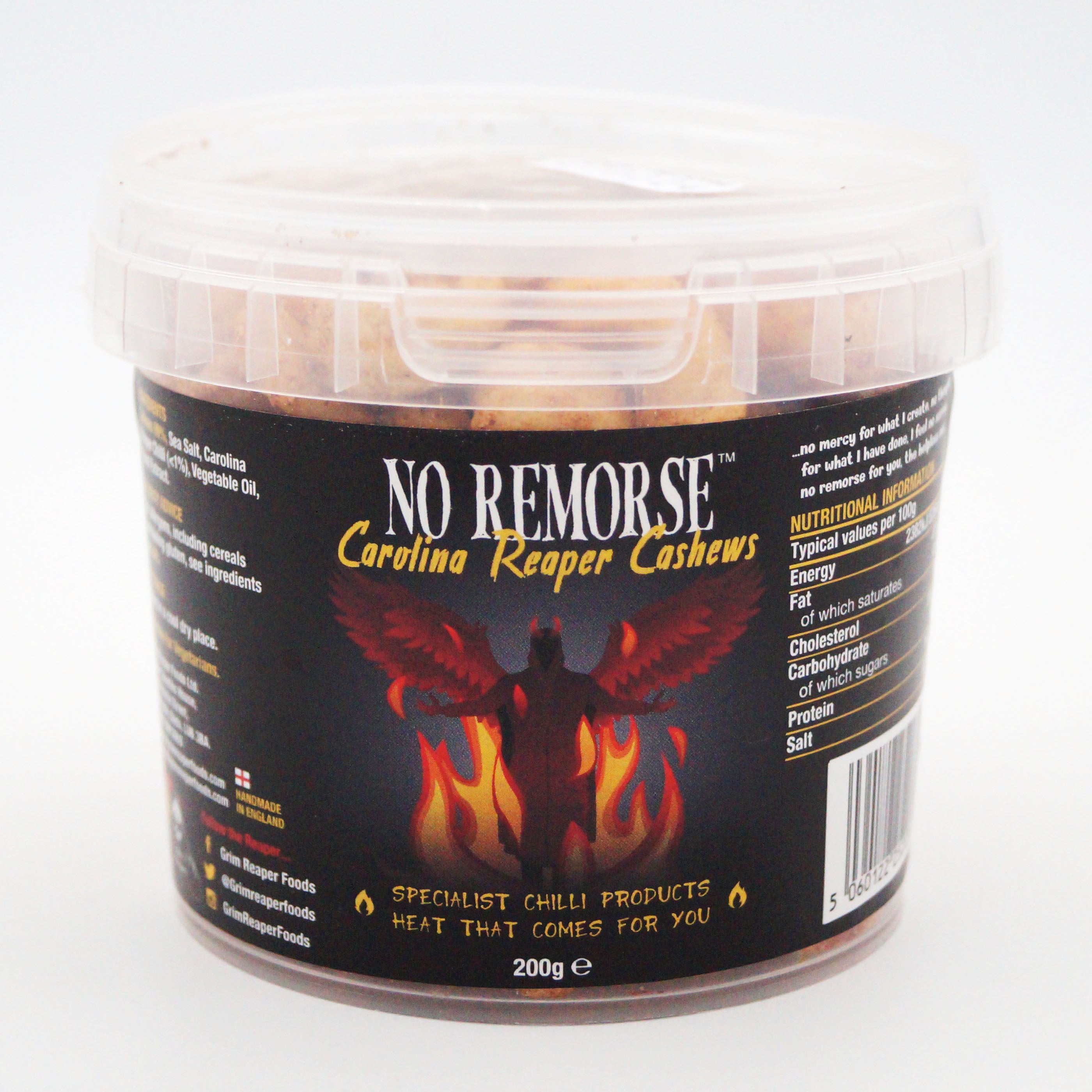 Grim Reaper - No Remorse - Carolina Reaper Cashews