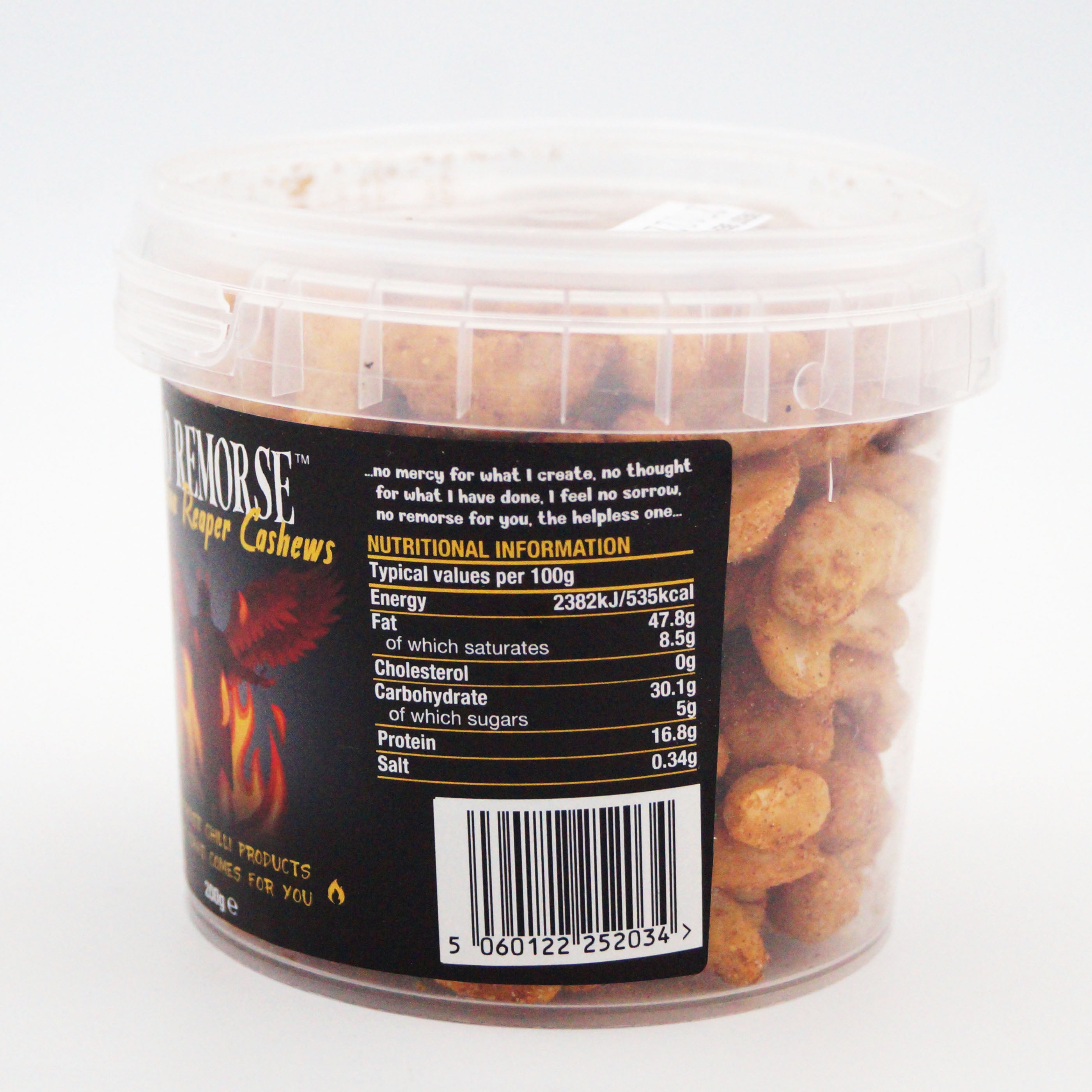Grim Reaper - No Remorse - Carolina Reaper Cashews