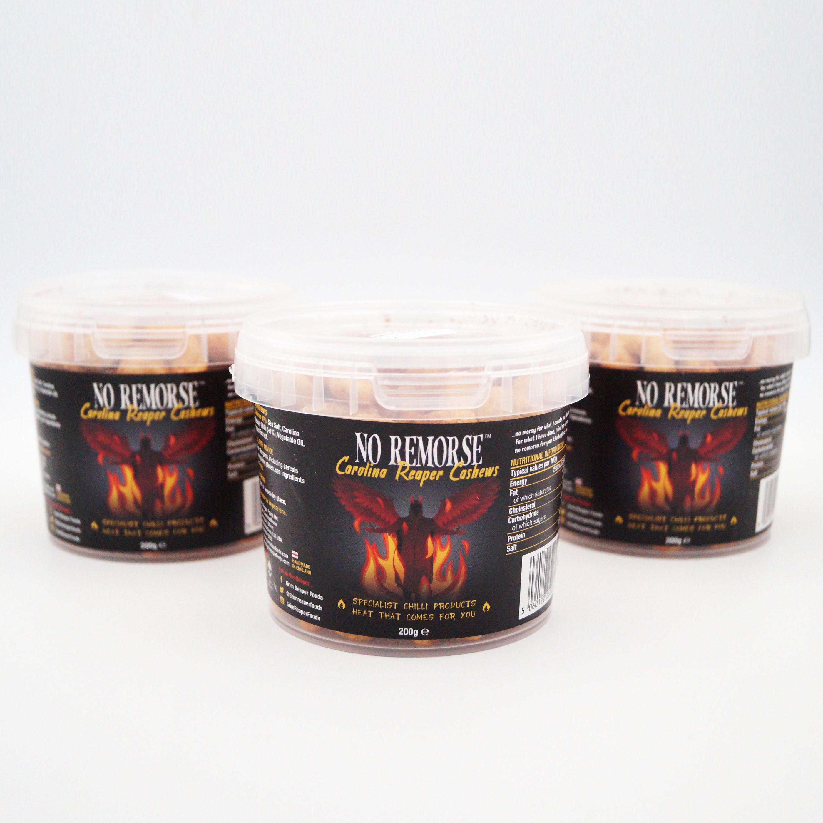 Grim Reaper - No Remorse - Carolina Reaper Cashews