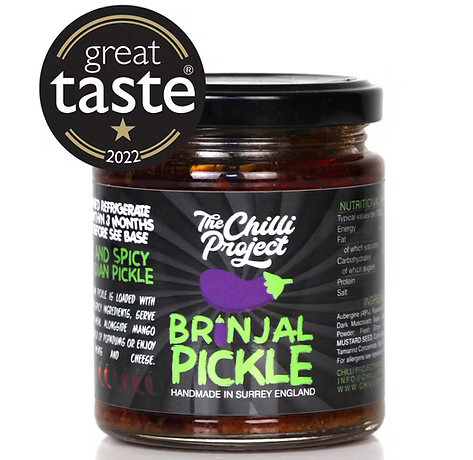 The Chilli Project - Brinjal Pickle – Dorset Chilli Shop