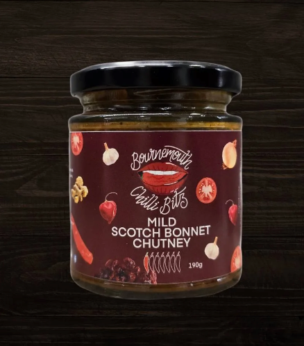 Bournemouth Chilli Bitz - Mild Scotch Bonnet Chutney