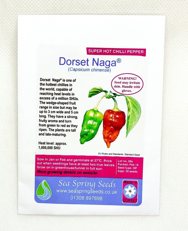 Image of Dorset Naga Chilli Seeds